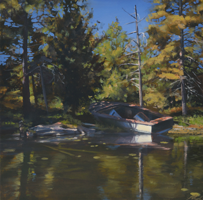 Artist: Ryan Dineen | Painting: Behind the Island