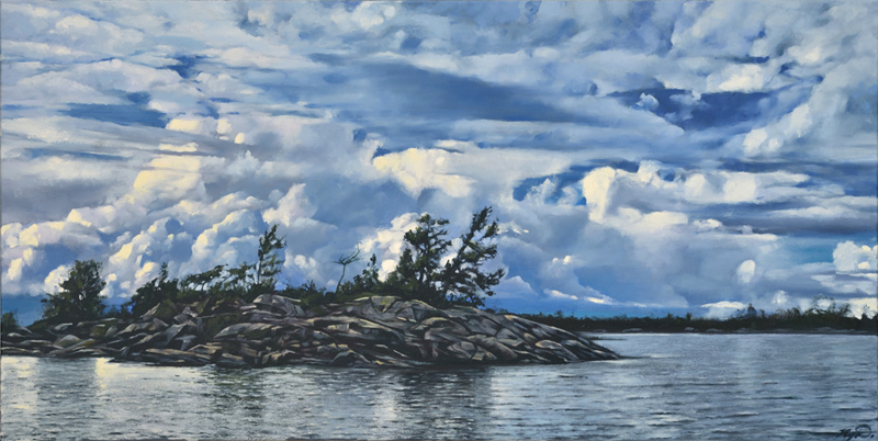 Artist: Ryan Dineen | Painting: Weather Channel