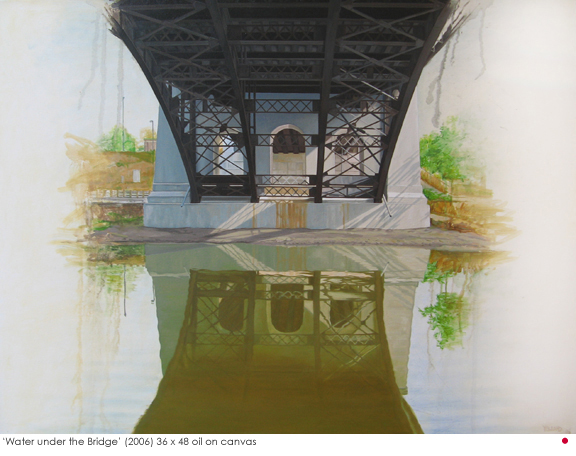 Artist: Sean Yelland Painting: Water under the Bridge