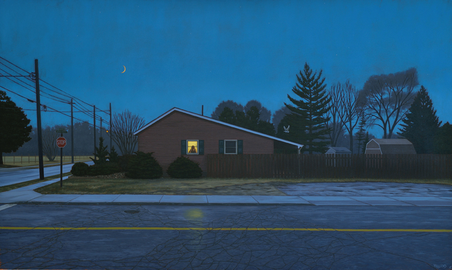 Artist: Sean Yelland Painting: Who's Out There?