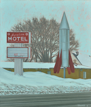 Artist: Sean Yelland Painting: Satelite Motel
