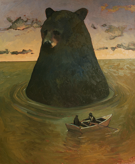 Artist: Travis Shilling Painting: Bear & Boat