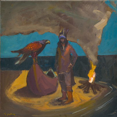 Artist: Travis Shilling Painting: Feathers and Smoke