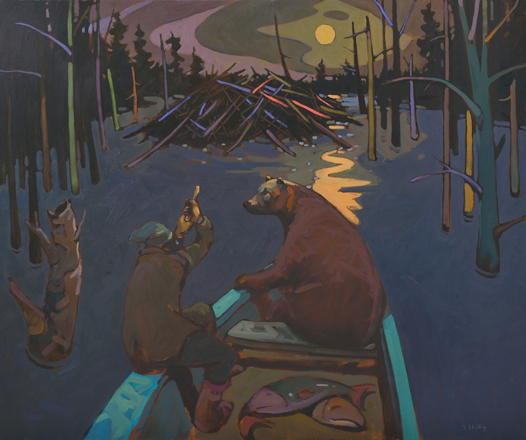 Artist: Travis Shilling Painting: Visiting the King