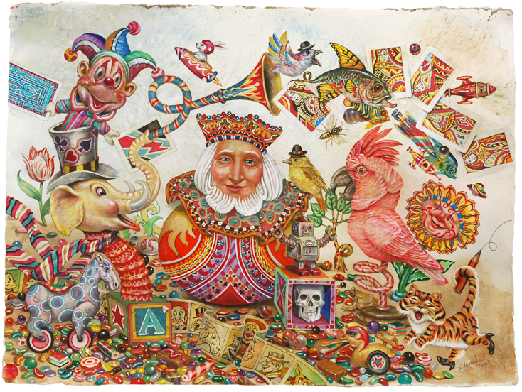 Wallace Edwards The King of Candyland