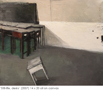 Artist: Yi Song Painting: Still-life, desks