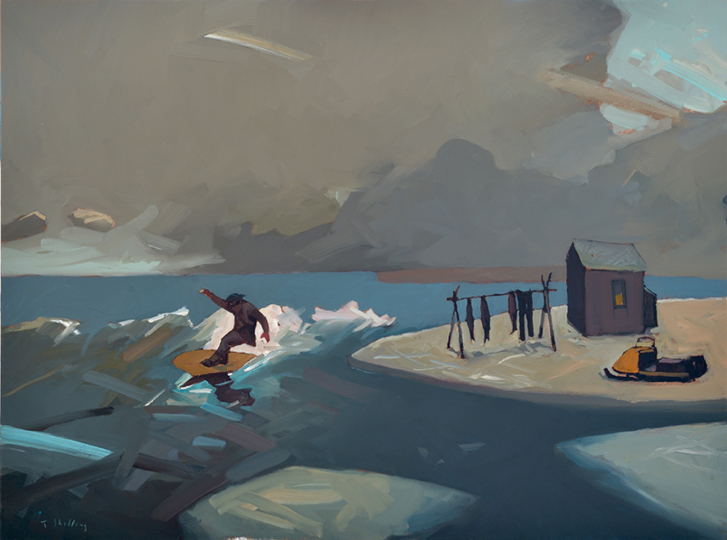 TRAVIS SHILLING The Fisherman. Three Fish (2018)