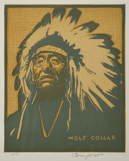 CHARLES COMFORT, R.C.A. (1900-1994) Wolf Collar